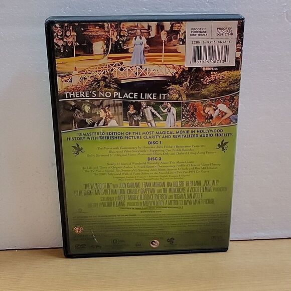 Wizard of Oz vhs and dvds, Return of Oz vhs + paperback book. - Picture 7 of 9